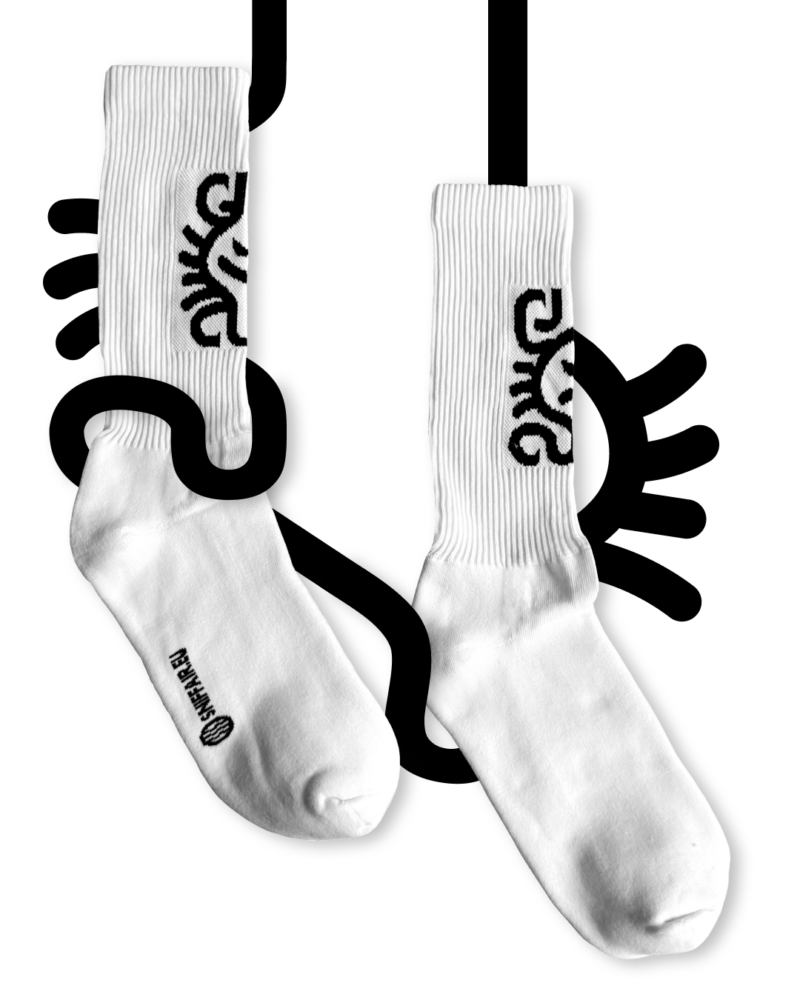 SniffAIR CUM CUNT socks side angle